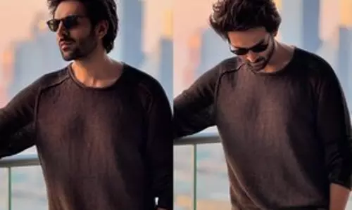 Kartik Aaryan ने बुर्ज खलीफा की चोटी पर रूह बाबा की तरह पोज दिए