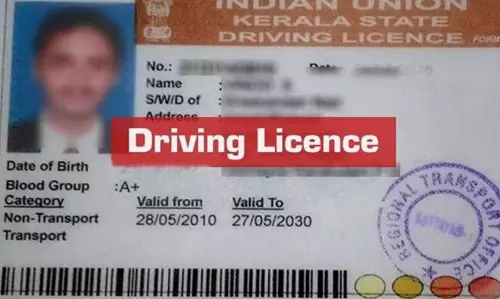 Kerala में यात्रा करते समय केवल डिजिटल ड्राइविंग लाइसेंस की आवश्यकता