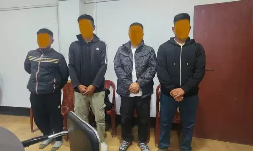 Manipur पुलिस की छापेमारी में केवाईकेएल (सोरेपा) के चार सदस्य गिरफ्तार Manipur पुलिस की छापेमारी में केवाईकेएल (सोरेपा) के चार सदस्य गिरफ्तार