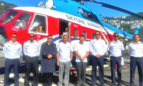 Sikkim : पर्यटन मंत्री ने बुर्तुक हेलीपैड का निरीक्षण किया