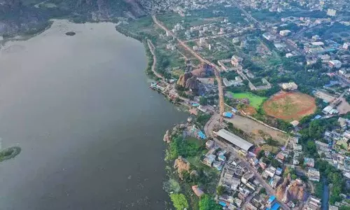 Warangal: भद्रकाली झील की सफाई प्रक्रिया शुरू Warangal: भद्रकाली झील की सफाई प्रक्रिया शुरू