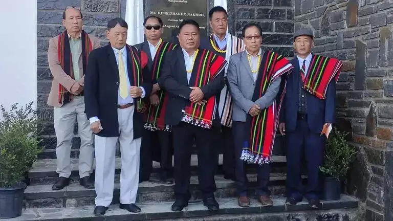 Nagaland : जेवीसी ने नए काउंसिल हॉल का उद्घाटन किया