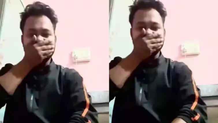 गर्लफ्रेंड से ब्रेकअप के बाद बॉयफ्रेंड ने खाया ज़हर, देखें LIVE VIDEO...