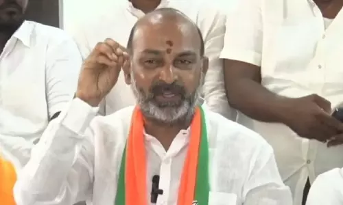 रेवंत रेड्डी कांग्रेस में सीएम हैं, लेकिन केटीआर कार्यवाहक सीएम की तरह व्यवहार करते हैं: Bandi Sanjay
