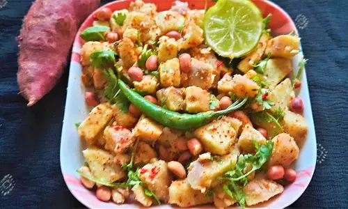 रतालू चुकन्दर चाट रेसिपी