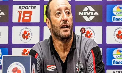 NEUFC के मुख्य कोच जुआन बेनाली ISL में BFC के खिलाफ़ ड्रॉ से संतुष्ट
