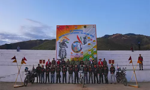 Indian Army ने वालोंग युद्ध नायकों के सम्मान में अरुणाचल प्रदेश में मोटरसाइकिल अभियान का आयोजन किया
