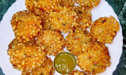 ओट्स साबूदाना वड़ा रेसिपी