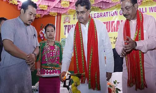 Tripura : सीएम माणिक साहा ने अगरतला में त्रिपुरी खाद्य और सांस्कृतिक महोत्सव का उद्घाटन