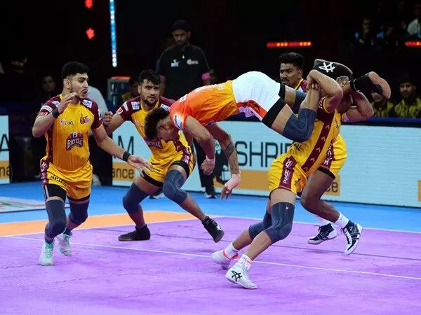 Telugu Titans ने हैदराबाद लेग का समापन 34-33 से पुणेरी पल्टन पर जीत के साथ किया