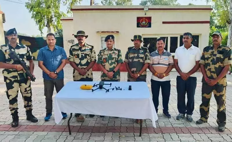 पाकिस्तान सीमा पर BSF द्वारा जब्त किए गए ड्रोन की संख्या दोगुनी होकर 200 हुई