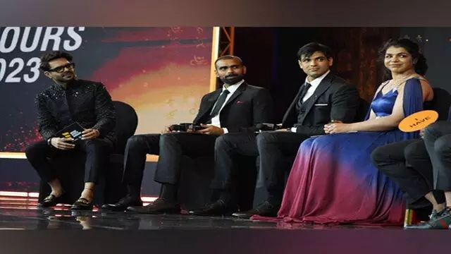 Top Indian athletes ने भारतीय खेल सम्मान के 5वें संस्करण में अपनी उपस्थिति दर्ज कराई