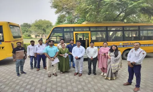 Haryana: सुरक्षा नीति के अनुपालन हेतु स्कूल बसों का निरीक्षण किया गया