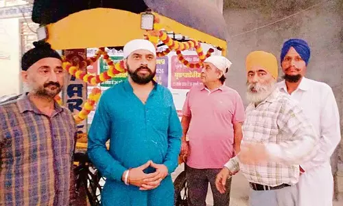 Gurudwara के बाहर प्रभात फेरी पालकी से साउंड सिस्टम चोरी हो गया