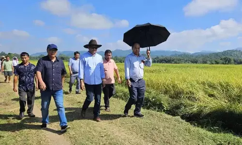 Nagaland :  सलाहकार यंथन ने मेरापानी स्थित राजकीय बीज फार्म का दौरा किया