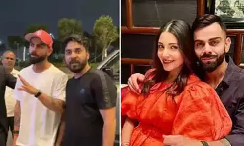 Anushka और वामिका अकाय के बच्चों के साथ बाहर निकले विराट