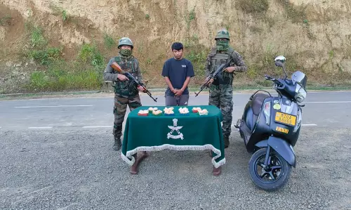 Mizoram : असम राइफल्स ने 90.54 लाख रुपये की हेरोइन जब्त की Mizoram : असम राइफल्स ने 90.54 लाख रुपये की हेरोइन जब्त की