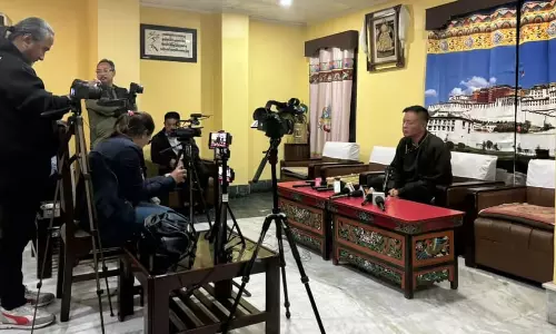 Sikkim यात्रा के दौरान तिब्बतियों के कल्याण पर जोर दिया