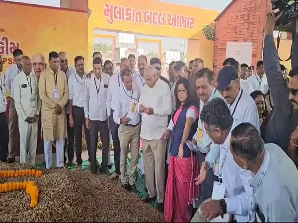 Gujarat CM ने साबरकांठा में समर्थन मूल्य पर मूंगफली की खरीद शुरू की Gujarat CM ने साबरकांठा में समर्थन मूल्य पर मूंगफली की खरीद शुरू की