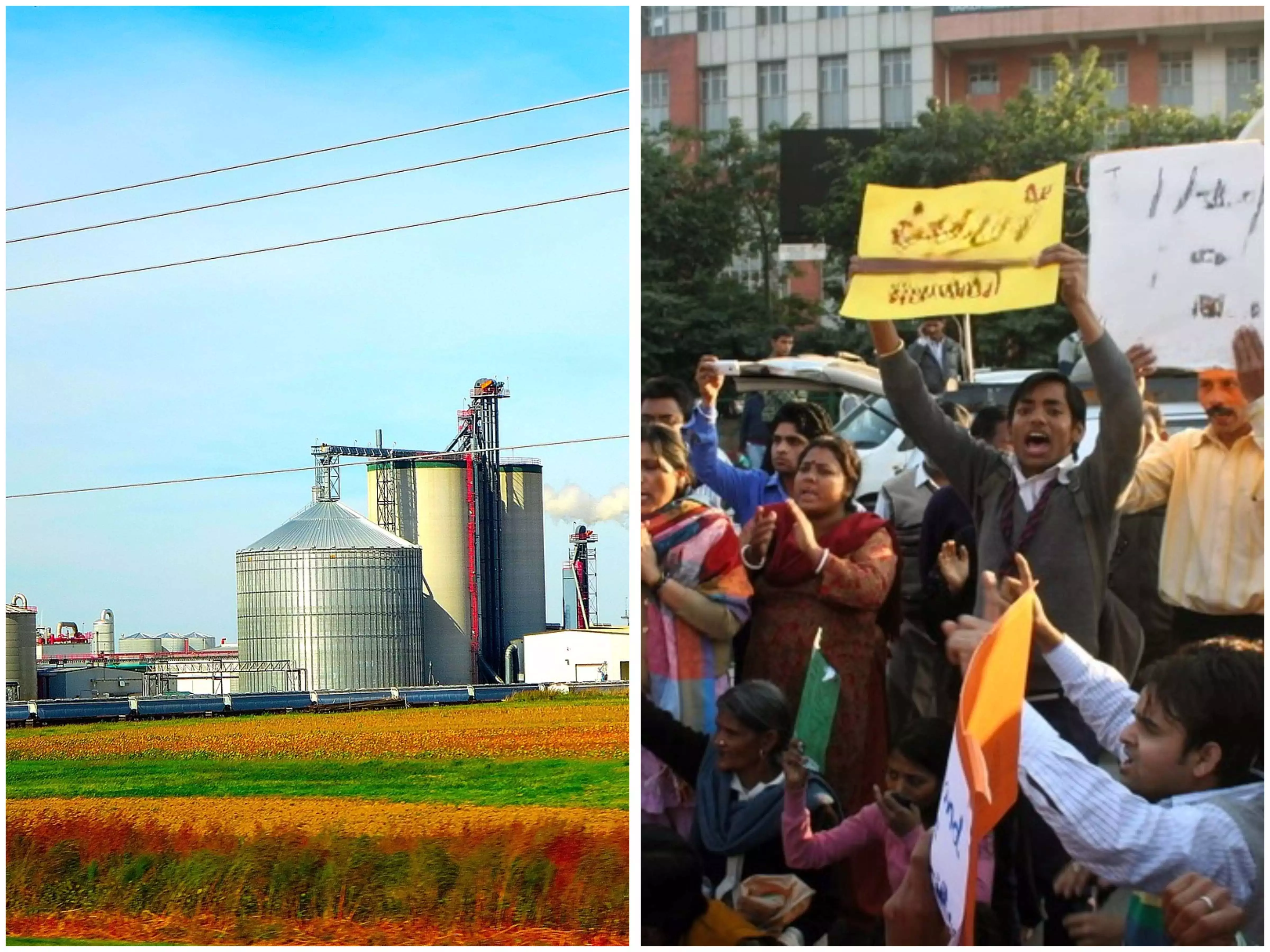 इथेनॉल संयंत्रों के स्वास्थ्य पर पड़ने वाले प्रभाव को लेकर Telangana के जिलों में विरोध प्रदर्शन इथेनॉल संयंत्रों के स्वास्थ्य पर पड़ने वाले प्रभाव को लेकर Telangana के जिलों में विरोध प्रदर्शन