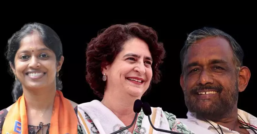 KERALA : वायनाड में प्रतिद्वंद्वी उम्मीदवार प्रियंका की अखिल भारतीय अपील का कैसे सामना करते KERALA : वायनाड में प्रतिद्वंद्वी उम्मीदवार प्रियंका की अखिल भारतीय अपील का कैसे सामना करते