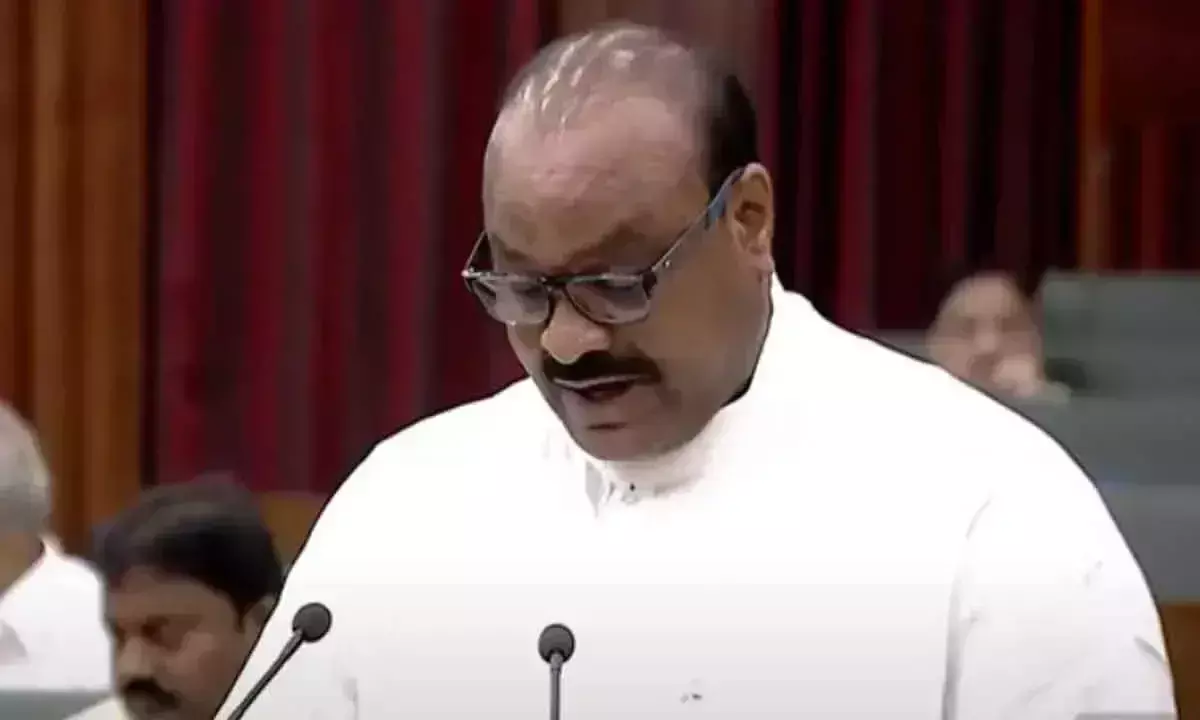 Andhra कृषि बजट किसानों के कल्याण पर ध्यान केंद्रित करते हुए पेश किया गया: मंत्री अत्चन्नायडू Andhra कृषि बजट किसानों के कल्याण पर ध्यान केंद्रित करते हुए पेश किया गया: मंत्री अत्चन्नायडू