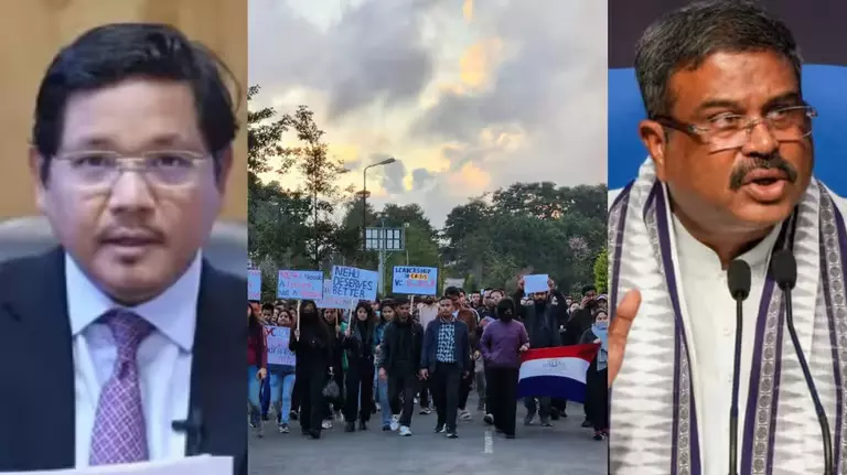 Meghalaya के मुख्यमंत्री ने केंद्रीय शिक्षा मंत्री को एनईएचयू परिसर में अशांति की जानकारी दी Meghalaya के मुख्यमंत्री ने केंद्रीय शिक्षा मंत्री को एनईएचयू परिसर में अशांति की जानकारी दी