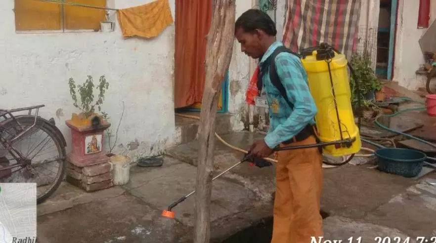 कोसानगर क्षेत्र में डेंगू, मलेरिया बचाव और मच्छर उन्मूलन के लिए चलाया गया अभियान कोसानगर क्षेत्र में डेंगू, मलेरिया बचाव और मच्छर उन्मूलन के लिए चलाया गया अभियान
