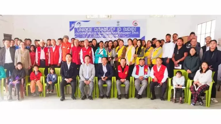 Nagaland : जुन्हेबोटो में यूडीआईडी जागरूकता अभियान Nagaland : जुन्हेबोटो में यूडीआईडी जागरूकता अभियान