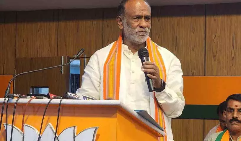 BJP ने धान खरीद में विफल रहने के लिए तेलंगाना सरकार पर निशाना साधा BJP ने धान खरीद में विफल रहने के लिए तेलंगाना सरकार पर निशाना साधा