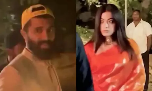 Vijay Devarakonda और रश्मिका की टॉलीवुड शादी में मची हुई है धूम Vijay Devarakonda और रश्मिका की टॉलीवुड शादी में मची हुई है धूम
