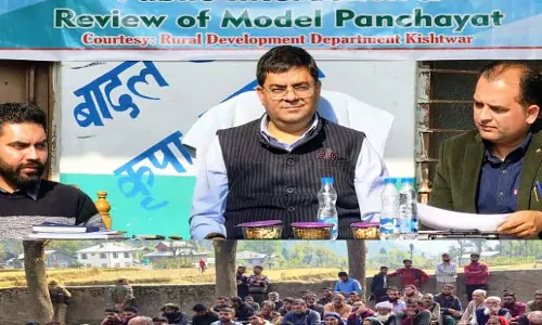 DC Kishtwar ने सिगडी बी1 में मॉडल पंचायत कार्यों की समीक्षा की