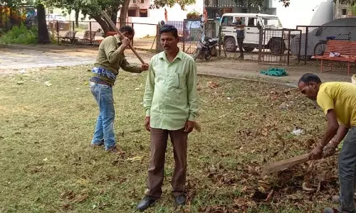 कार्ययोजना बनाकर की जा रही है उद्यानों की साफ-सफाई