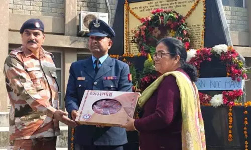 Vallabh राजकीय महाविद्यालय में शहीद पूर्व छात्र को किया गया सम्मानित