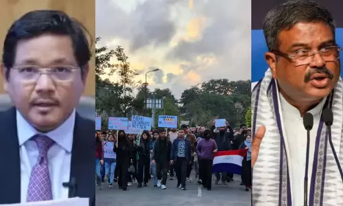 Meghalaya के मुख्यमंत्री ने केंद्रीय शिक्षा मंत्री को एनईएचयू परिसर में अशांति की जानकारी दी