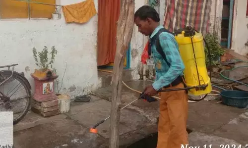 कोसानगर क्षेत्र में डेंगू, मलेरिया बचाव और मच्छर उन्मूलन के लिए चलाया गया अभियान