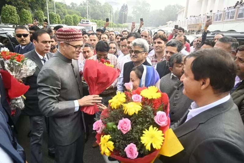 J&K CM उमर अब्दुल्ला ने शीतकालीन राजधानी जम्मू से कामकाज शुरू किया