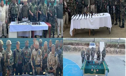 सुरक्षा बलों ने Manipur के कई इलाकों से हथियार, गोला-बारूद बरामद किया