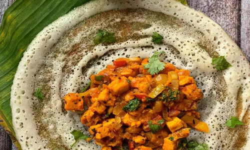 अंडा पनीर मसाला डोसा रेसिपी