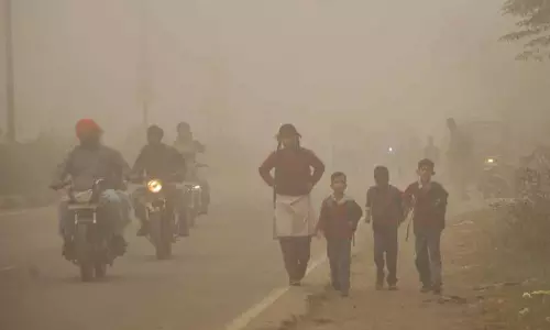 पंजाब में धुंधली धूप, AQI बिगड़ा पंजाब में धुंधली धूप, AQI बिगड़ा