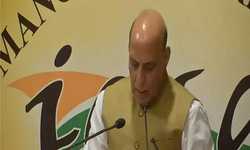 रक्षा मंत्री Rajnath Singh ने कहा-भारत दुनिया का ड्रोन हब बनने का लक्ष्य लेकर चल रहा है