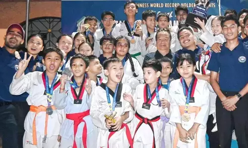 Nagaland : 8वीं फेथ इन एक्शन अंतर-विद्यालय ताइक्वांडो चैंपियनशिप Nagaland : 8वीं फेथ इन एक्शन अंतर-विद्यालय ताइक्वांडो चैंपियनशिप