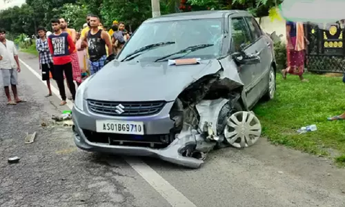 Assam : तिनसुकिया सड़क दुर्घटना में चार लोगों की मौत, दो घायल