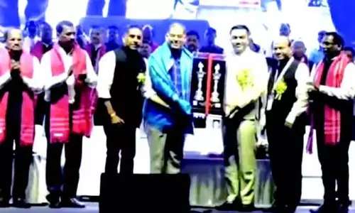 GOA: एडवोकेट यतीश को आदिवासी बहुमान पुरस्कार से सम्मानित किया GOA: एडवोकेट यतीश को आदिवासी बहुमान पुरस्कार से सम्मानित किया