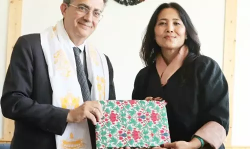 Sikkim : फ्रांसीसी राजदूत ने वेलनेस पार्क का दौरा किया Sikkim : फ्रांसीसी राजदूत ने वेलनेस पार्क का दौरा किया