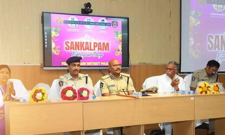 AP पुलिस का नशा विरोधी अभियान शुरू हुआ