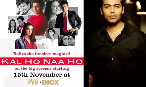 Karan Johar ने कल हो ना हो को सिनेमाघरों में दोबारा रिलीज करने पर प्रतिक्रिया दी Karan Johar ने कल हो ना हो को सिनेमाघरों में दोबारा रिलीज करने पर प्रतिक्रिया दी