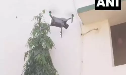 पहले चरण के मतदान के दौरान Ranchi में पुलिस ने निगरानी के लिए ड्रोन का इस्तेमाल किया