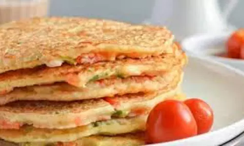 स्वादिष्ट ओट्स वेजी पैनकेक रेसिपी