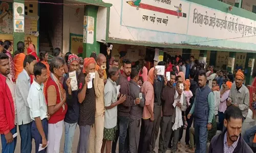 Jharkhand में विधानसभा चुनाव के पहले चरण में सुबह 9 बजे तक 13.04 प्रतिशत मतदान हुआ